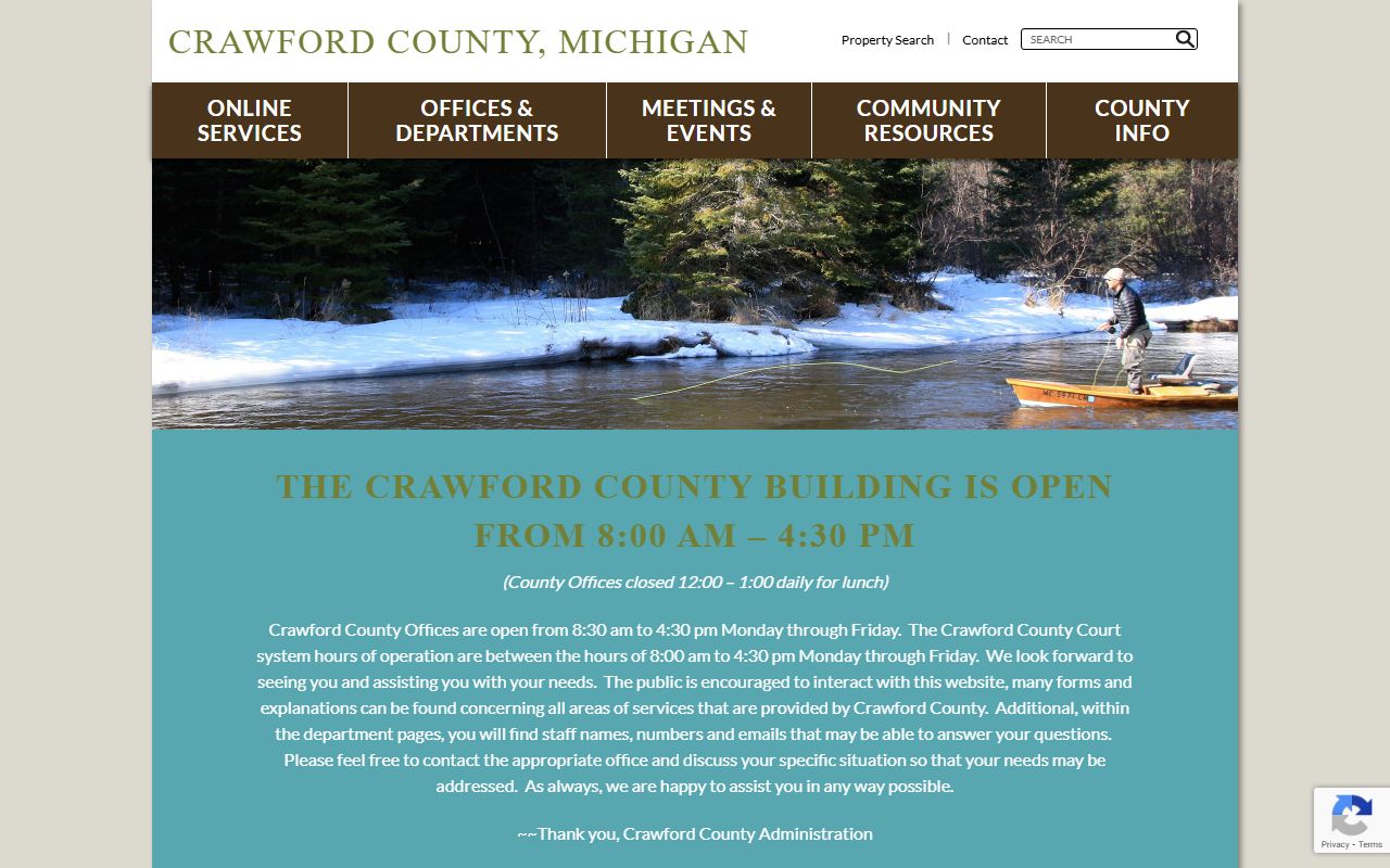 Crawford County homepage for busted mugshots and inmate search