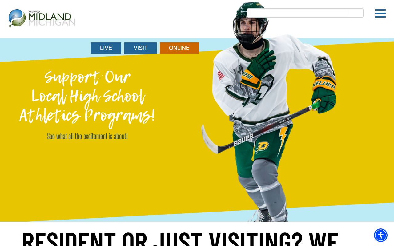 Midland County homepage for busted mugshots and records search